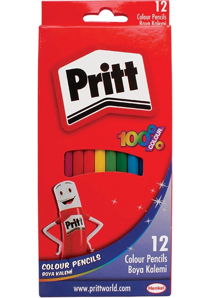 4 Adet Pritt Kuru Boya 12'li fiyatları