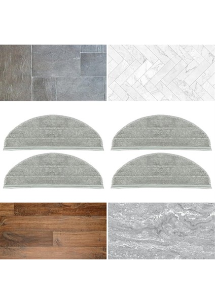 G10 Alpha 3 VXVC25/MJSTP Elektrikli Süpürge Yedek Parçaları Için 4 Adet Paspas Bezi Pedi (Yurt Dışından) modelleri