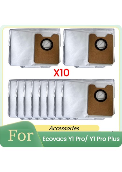 Y1 Pro/elektrikli Süpürge Parçaları Için Yedek Dokumasız Çöp Torbası 10 Adet (Yurt Dışından)