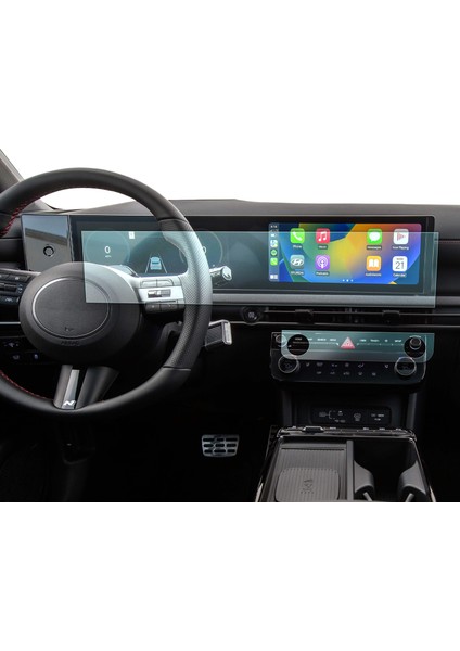 Hyundai yeni tucson 12.3 inç navigasyon ve klima uyumlu nano ekran koruyucu 2 li 2025