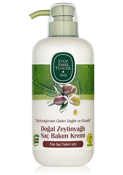3 Adet Eyüp Sabri Tuncer Saç Kremi Zeytinyağlı 600 ml