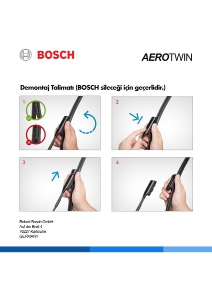 Aerotwin Silecek Seti [650/450 mm] (Audi A3 (2012<>2020)