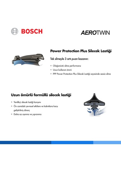 Aerotwin Silecek Seti [650/450 Mm] Audi Q4 E-Tron (2021>) - Q4 E-Tron Sportback (2021>) modelleri