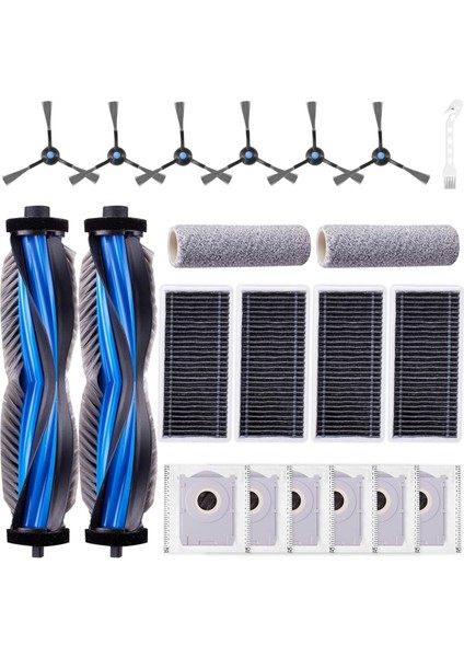 X8 Pro Omnı / Robot Süpürge Için 21'li Paket Aksesuar Seti, Yedek Parçalar (Yurt Dışından)