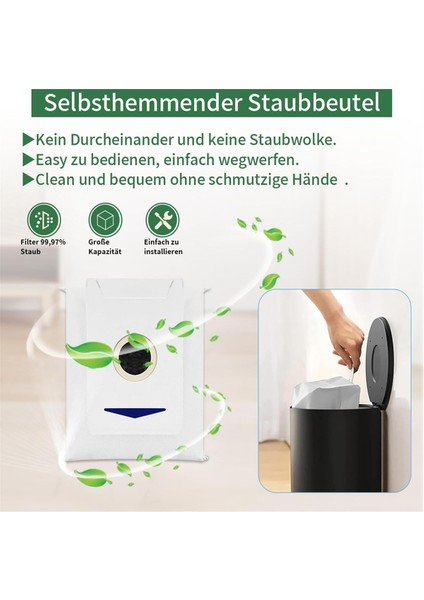 T30 Omni / Pro Robot Süpürge Yedek Parçaları Için Mendil ve Toz Torbası (Yurt Dışından) modelleri