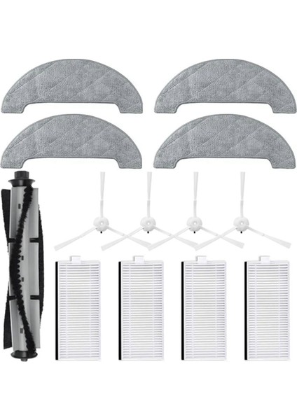 Pvcr 0905 Wifi Iq Home Panorama Aqua Yedek Parça Aksesuarları Ana Yan Fırça Filtre Paspas Bezi (Yurt Dışından)