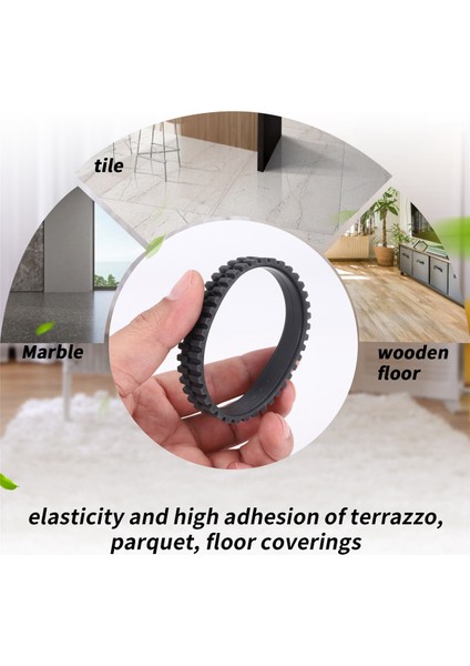 Robovac 11S/ 11S Max/ 15T/ 30/ 30C/ 15C/ 15C Max Aşınma Önleyici Lastik Için Kaymaz Tekerlek Lastiği Kaplama Değişimi (Yurt Dışından) fırsatları