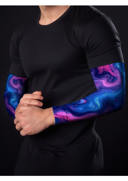 Space Çift Oyuncu Sporcu Kolluk Gamer Sleeve Buffed