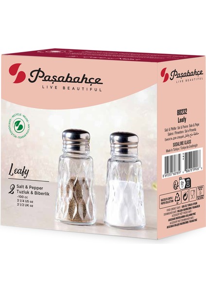Leafy Tuzluk-Biberlik-Baharatlık 100 cc 2 Adet