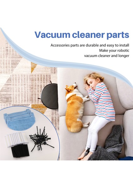 A20 T20S / Pvcr 3600 G2 0926W 0726W 1226 Parça Aksesuarları Filtre Yan Fırça Paspas Bezi (Yurt Dışından) fırsatları