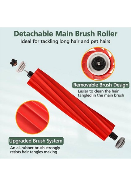 Max Max+ Elektrikli Süpürge Aksesuarları Için 15 Adet Yedek Parça Ana Yan Fırça Filtre Paspas Bezi (Yurt Dışından) fiyatları