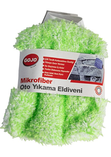 3 Adet Gojo Mikrofiber Oto Yıkama Eldiveni