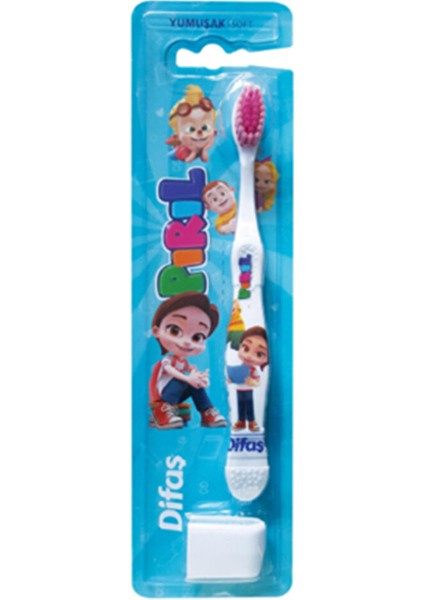 3 Adet Difaş Diş Fırçası Pırıl Lisanslı Yumuşak