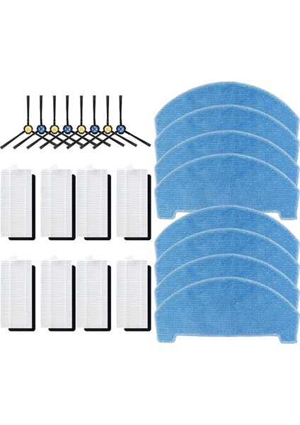 T20S / A20 Pvcr 3600 G2 Yan Fırça Filtresi Paspas Bezi Aksesuarları Yedek Parçaları (Yurt Dışından)