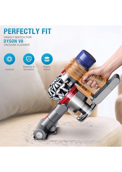 V8 SV10 Elektrikli Süpürge Yedek Parçası ve Tornavida Için Ana Gövde Montaj Muhafazası (Yurt Dışından) modelleri