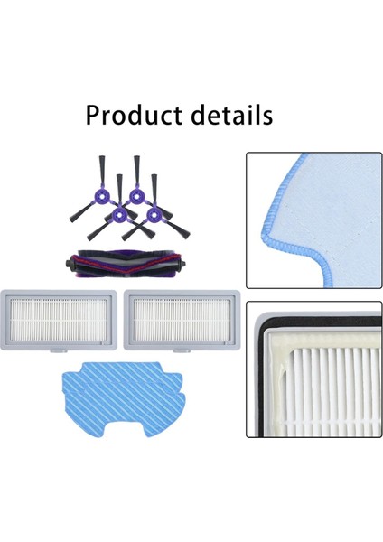 Powerbot VR05R503/SA DJ81-00167A Paspas Fırçası Yan Fırçalar Filtre Robot Süpürge Parçaları (Yurt Dışından) fiyatları