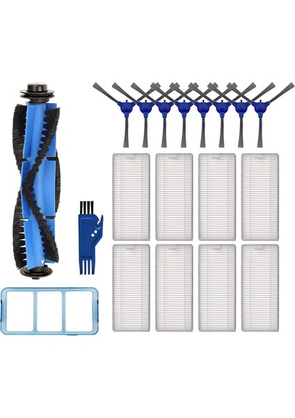 Robovac 11S 35C 15C 25C 30C Robot Süpürge Için Ana Silindir Yan Fırça Ön Filtre Süzgeç Yedek Parçaları (Yurt Dışından)