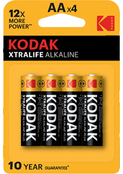 3 Adet Kodak Xtralife Alkalin Kalem Pil 4'lü fiyatları