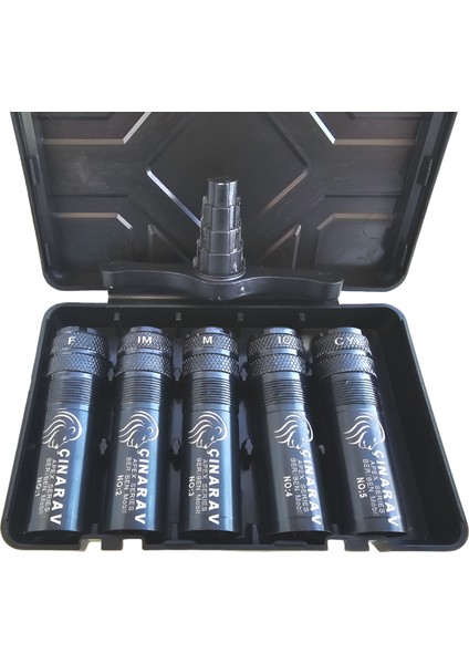 12 Kalibre Av Tüfeği Için Açılı Tırtıllı Mobil Şok Takımı Siyah Krom Kaplama Apex Series