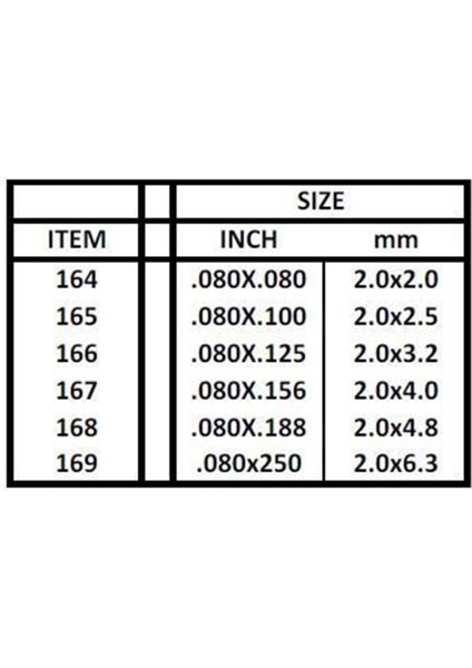 169 2,00*6,30*355 mm Köşeli Çubuk-7 Adet -Beyaz indirimleri