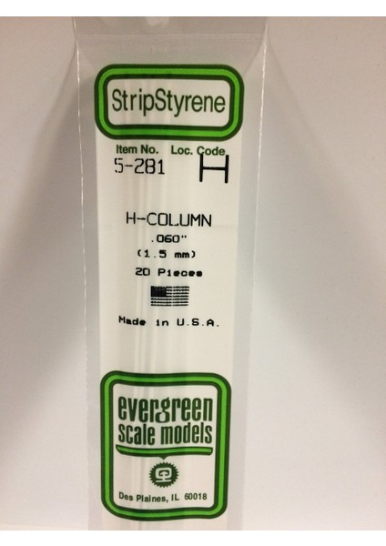 281 1,5*355 mm H PROFIL-4ADET -Beyaz