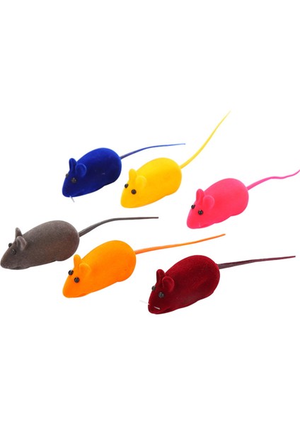 Pet Oyuncağı Fare - Asorti - 12X3 cm
