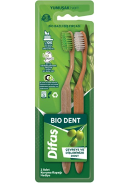 3 Adet Difaş 2'li Diş Fırçası Bio Dent fiyatları