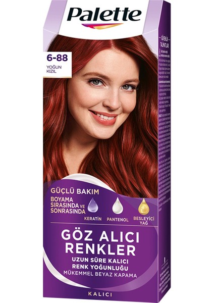 Icc 6-88 Yoğun Kızıl Saç Boyası 2 Adet