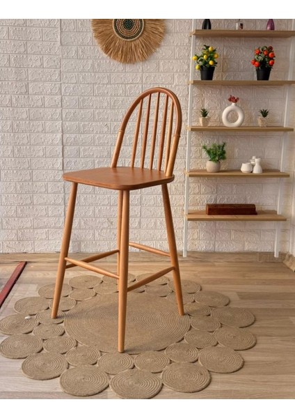 Concept Kumsal Bar Sandalyesi Hasırlı Naturel Ahşap Ada Sandalye fırsatları