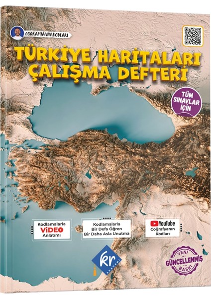 Coğrafyanın Kodları Türkiye Haritaları Çalışma Defteri (Tüm Sınavlar Için)Akademi