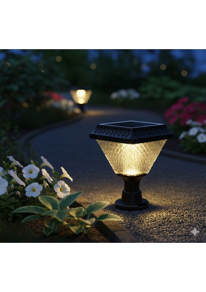 KBA751 Set Üstü Solar Aplik — 30W / Rgb / 3.7V 2.2AH / Uzaktan Kumandalı