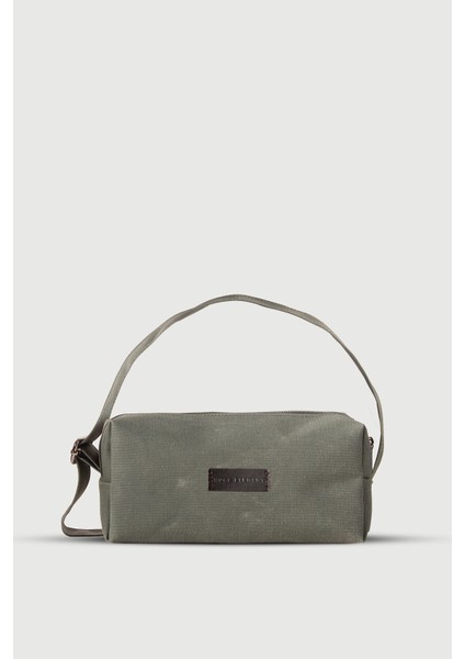 Huge Latice Bag Khaki
