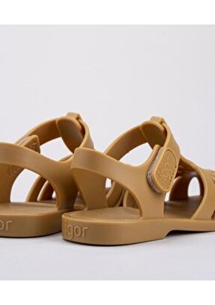 Bebek Çocuk Sandalet Suni Deri Yaz Sezonu Erkek Arkası Açık Tasarım