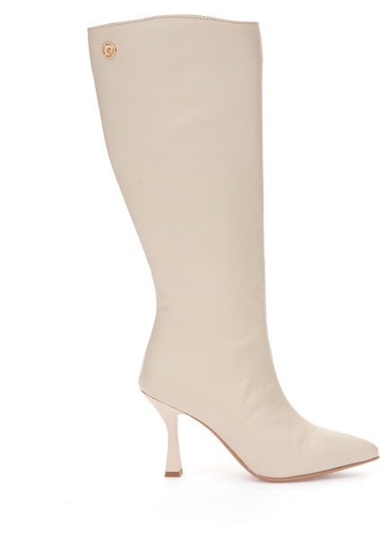 Kadın Ekru Topuklu Çizme 50314213-VR019 fiyatları