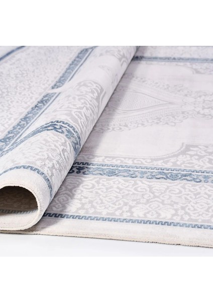 Oliena Klasik Göbekli Polyester Kaydırmaz Taban Makine Halısı fırsatları