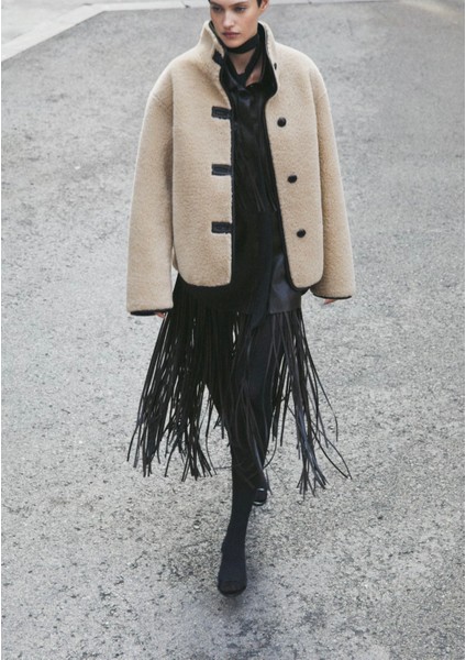 Kürk Görünümlü Ceket indirimleri