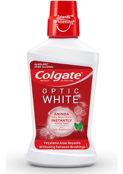 Optic White Ağız Bakım Suyu 500 ml 3 Adet