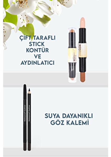 40 Parça Makyaj Seti Beyaz Ten İçin Göz Alıcı Renkler ve Uzun Süre Kalıcı Ürünler