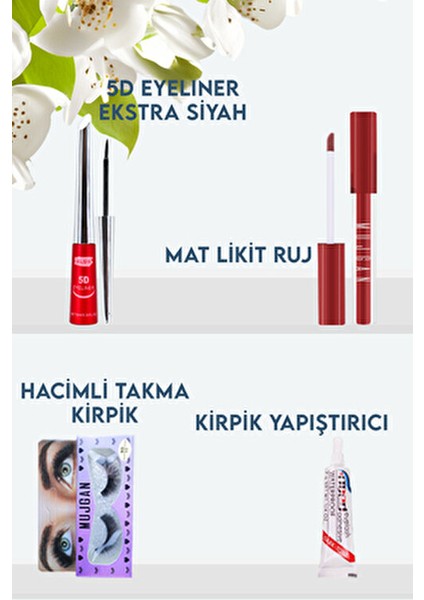 40 Parça Makyaj Seti Beyaz Ten İçin Göz Alıcı Renkler ve Uzun Süre Kalıcı Ürünler