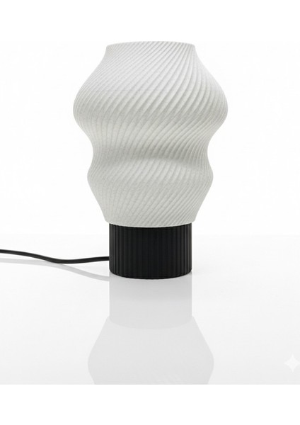 Madame - Modern Masa ve Gece Lambası – Ambiyans Lambası, Dekoratif LED Abajur, E14 Duy fırsatları