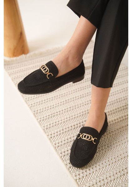 Sally Kadın Siyah Toka Detaylı Ayakkabı indirimleri