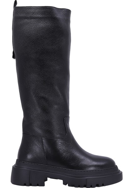 26760458 Deri Kadın Çizme