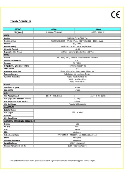 10 Kva Online Kesintisiz Güç Kaynağı (UPS) fırsatları