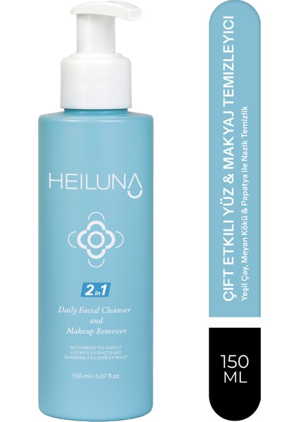 Çift Etkili Yüz ve Makyaj Temizleyici Yaşlanma Karşıtı Krem 150 ml Tüm Cilt Tipleri İçin