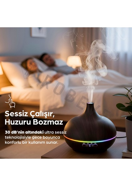 550 ml Otomatik Hava Nemlendirici Buhar Makinesi Oda Nemlendirici Aroma Difüzör fiyatları