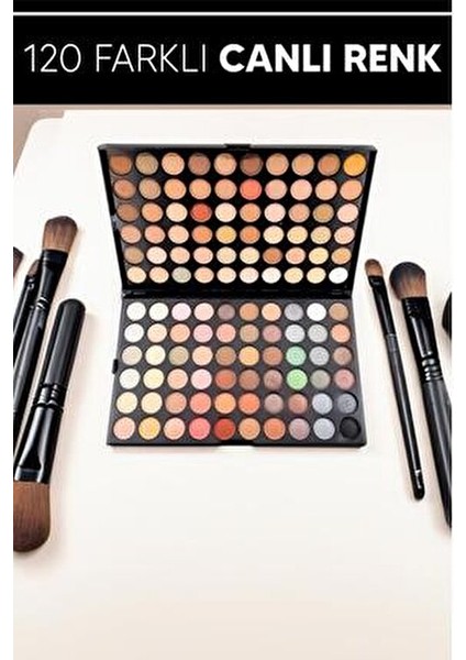 Pastel Tonlar Makyaj Seti Renkli Ürünler ile Günlük ve Gece Kullanım için Uygun