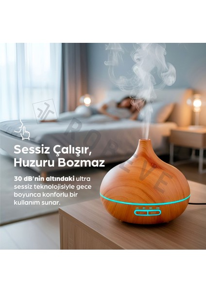 550 ml Otomatik Hava Nemlendirici Buhar Makinesi Oda Nemlendirici Aroma Difüzör modelleri