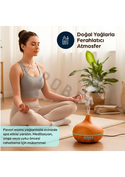 550 ml Otomatik Hava Nemlendirici Buhar Makinesi Oda Nemlendirici Aroma Difüzör indirimleri