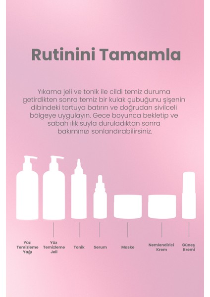 Akne Karşıtı Losyon 30ml – Akne Yatıştırıcı, Siyah Nokta Azaltıcı Vegan (%5 Calamine – Yeşil Çay)