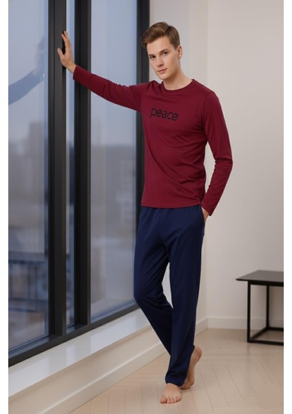 Yuvarlak Yaka %100 Pamuk Regular Kalıp Erkek Pijama Takımı 983 fırsatları